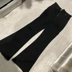 moussy ブラックフレアデニム　26インチ