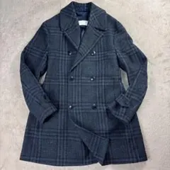 ✨美品✨トゥモローランド　ピルグリム　ウールカシミヤ　ピーコート　46