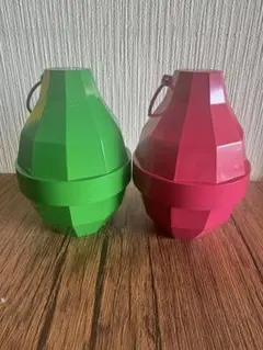 concrete design インテリアポット2個セット