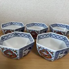 有田焼　清秀祥瑞　六角小鉢　5個セットのサムネイル