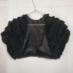 MAITRESSE フリル付き ラビットファー ボレロ ブラック 9号 - メルカリ