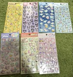 サンリオ　ダイソー　ぷくっとシール