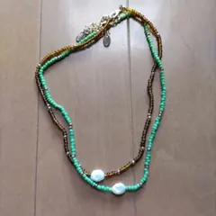 LOWRYS FARM/2way ビーズネックレス