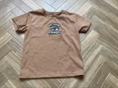 ブラウン 刺繍ロゴ Tシャツ パトカー BREEZE
