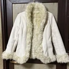 ❤️フェイクファームートン調コート