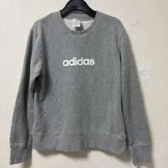 adidas クルーネック スウェット グレーのサムネイル