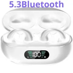 最終価格 ワイヤレスイヤホン　イヤーカフ　Bluetooth5.3 軽量　快適
