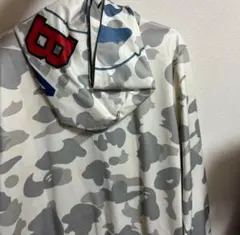 Bristol bape迷彩柄フード付きパーカー BAPE 迷彩 シャークフードパーカー