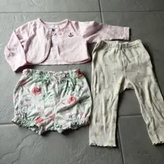 80サイズ　女の子　カーディガン　ズボン　UNIQLO GAP トップバリューのサムネイル