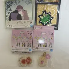 ディズニープリンセス ミニキャンバスボード ラバーキーホルダーセット