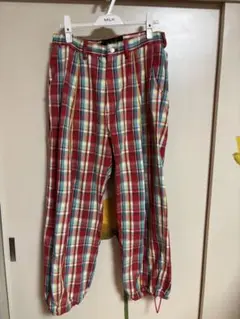 MILKBOY COLORED CHECK パンツ