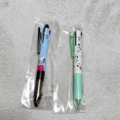 【新品】スヌーピー フリクションボール3スリム 2本セット 3色ボールペン