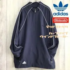 K-372☀️レア品 任天堂×adidas 未使用 ハーフジップジャケ★海外M