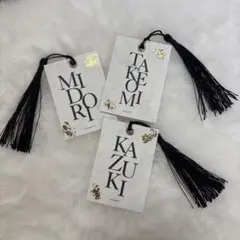 とも様専用　席札＊ウエディング/結婚式/披露宴/ペーパーアイテム/タッセル付き