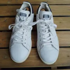 adidas Stan Smith ホワイト/ネイビー　レザー　27.5cm