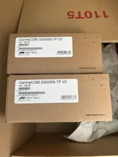 Allied Telesis CENTRECOM GS908S-TP V2 2個