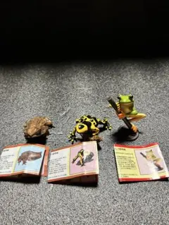 チョコエッグおもしろ動物編　カエル3種セット