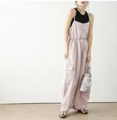 ピンク オーバーオール