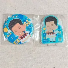 ベイスターズガチャ 牧秀悟 バースデー ver. アクリルスタンド 缶バッジ