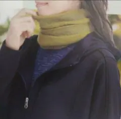 シャルレ　ネックウォーマーパープル