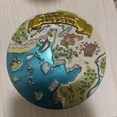 「しまふうみ」宝の地図デザイン クッキー缶 佐渡限定