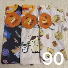 ポムポムプリン 30周年記念 半袖Tシャツ 3枚セット 90cm 新品タグ付きのサムネイル