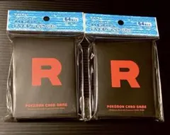 ポケモンカードゲーム デッキシールド プロ スリーブ ロケット団 2個