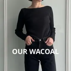 OUR WACOAL カップイン バックオープンリブトップスのサムネイル