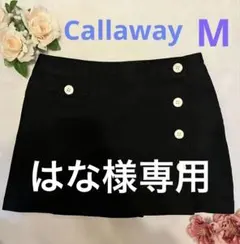Callaway黒Mレディースインナーパンツ一体型/スカートショートパンツ