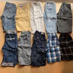 MPS 、コムサ、GAP、ブランシェス他ハーフパンツ 10点セット 140