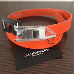 【希少】 J.LINDEBERG STOCKHOLM 1990's本革ベルト 希少】 J.LINDEBERG STOCKHOLM 1990's本革ベルト 細ベルト｜ピンク