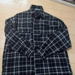 メンズ　シャツジャケット　チェック　XL