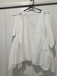 （g） グラム　リボンブラウス　ホワイト