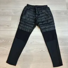 マークアンドロナ ダウンパンツ パンツ 中綿 ブラック 防風 蓄熱