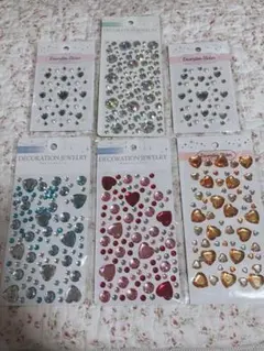 デコレーションシール5種6シート 4シート新品