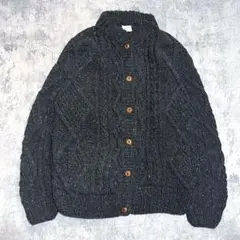 COMME CA DU MODE MEN 80s ウールカーディガン 黒 - メルカリ