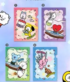 くら寿司　BT21 クリアファイル コンプリート