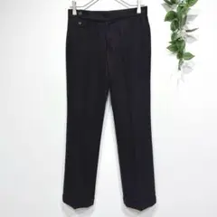 ラルフローレン　スラックス　カシミヤ混　センタープレス　ストレートパンツ　裏地付