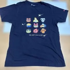 UNIQLO あつまれ どうぶつの森 Tシャツ ネイビー