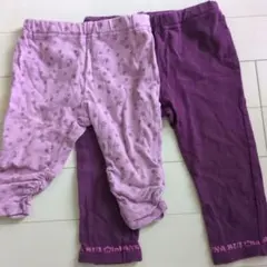 ANNA SUI mini ベビーレギンス2枚　80