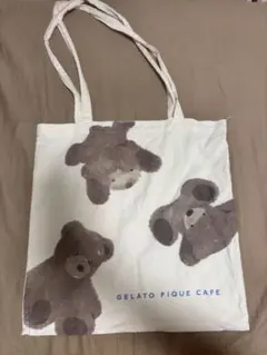 GELATO PIQUE CAFE クマプリントトートバッグのサムネイル