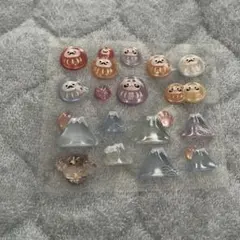 クーリア 和柄ボンボンドロップシール だるま 富士山 正規品 おすそ分け