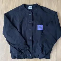 CAMP7 黒 カーディガン Mサイズ スウェット