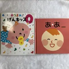 絵本2冊セット　ああ あつまれ！げんキッズ０歳　仕掛け絵本　知育絵本　ベビー