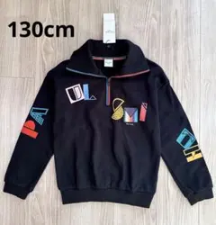 Paul Smith JUNIOR ハーフジップロゴ裏毛プルオーバー