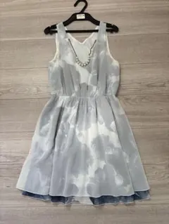 GORGE 花柄チュニック　夏　ノースリーブ　ワンピース シフォンのサムネイル