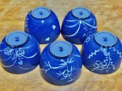 平安 竹峯 汲出碗 五客揃い
