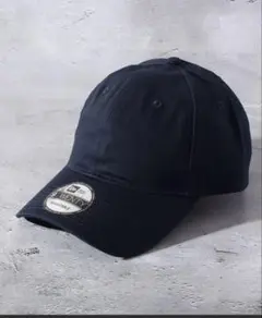 ニューエラ　キャップ　ロゴなし　ネイビー