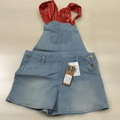 新品！タグ付きキッズ子ども女の子デニムオーバーオール 150センチ