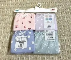 新品⭐︎110cm 女の子用ショーツ 4枚セット